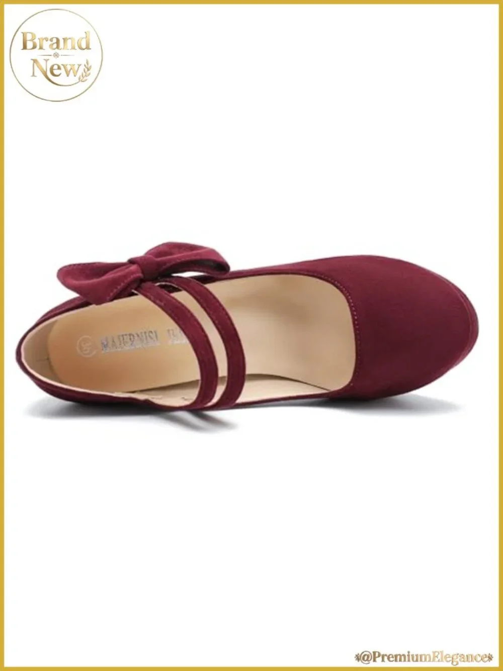 Mary Jane Platform Pumps Bow Block Heel Dress Shoes